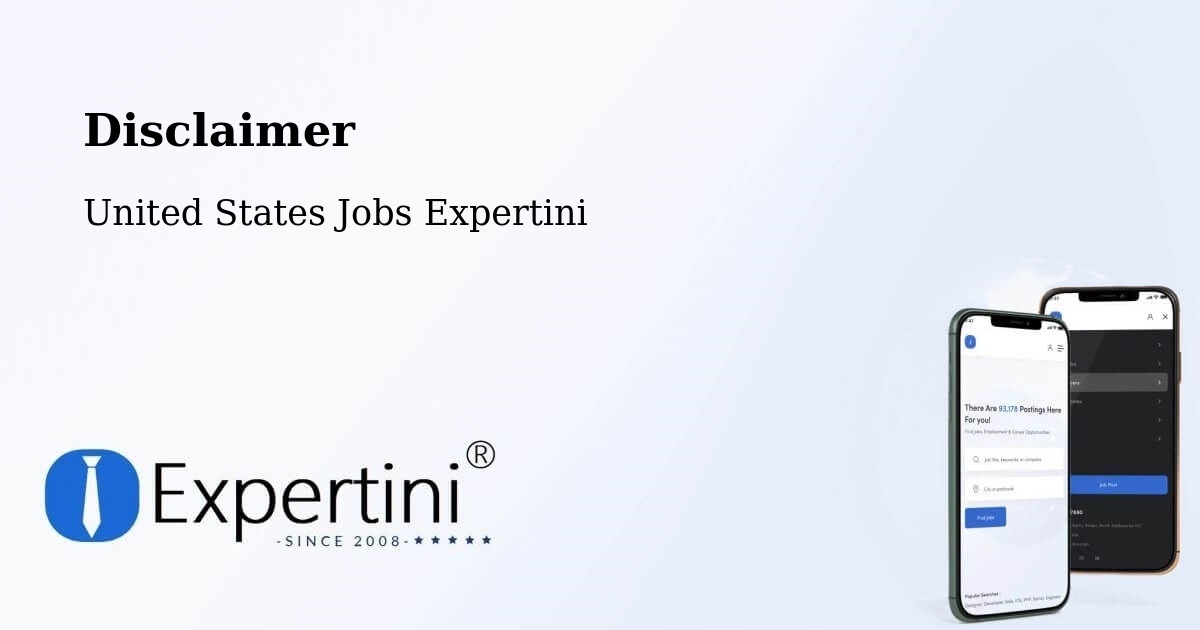 Disclaimer – Bainbridge - United States Jobs Expertini
